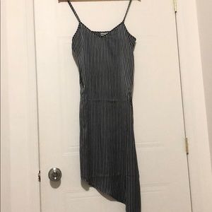Noisy May asymmetrical satin sun dress